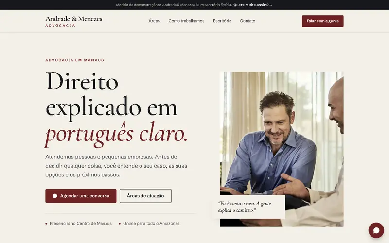 Andrade & Menezes — Serviços